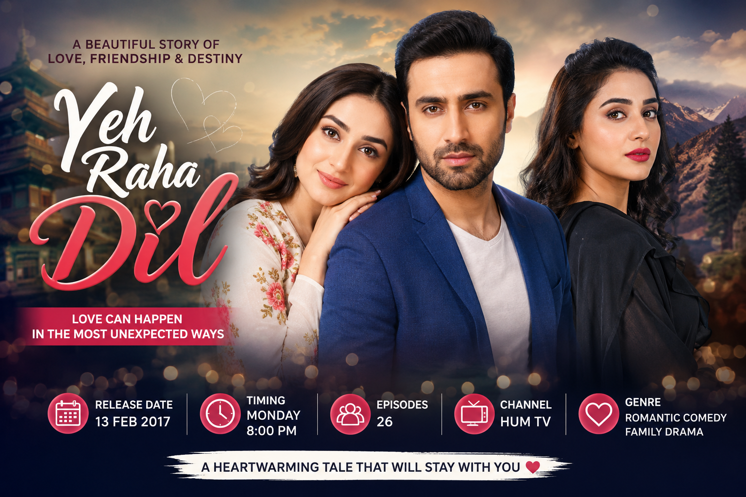 Yeh Raha Dil Release Date Cast Story and Timing Updates
